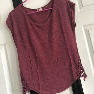 Maroon blouse